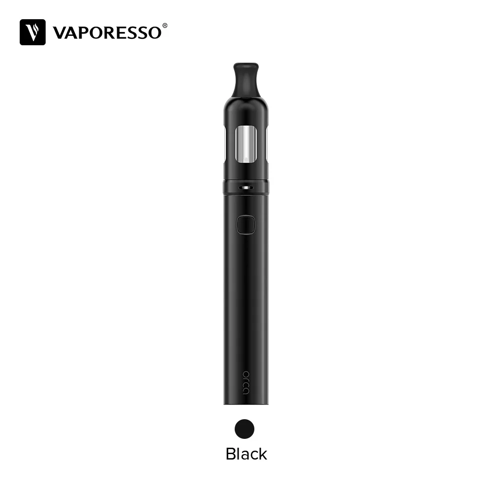 Vaporesso Orca Solo Vape ручка с емкостью 1,5 мл 800 мАч встроенный аккумулятор мод электронные сигареты VS Cascade One Plus испаритель - Цвет: Черный