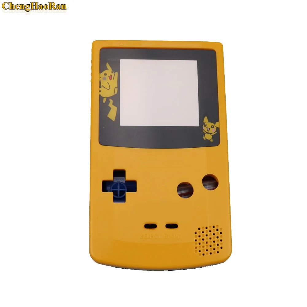 1x For GBC Housing Limited Yellow + Blue Poke mon Pika chu Case Shell Housing Case For GameBoy Color w/ Rubber Pads Screwdrivers 1x For GBC Housing Limited Yellow + Blue Poke mon Pika chu Case Shell Housing Case For GameBoy Color w/ Rubber Pads Screwdrivers