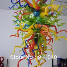 C02- многоцветные люстры для фойе современное освещение