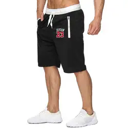 Летние мужские шорты Jordan 23 брендовые свободные мужские высотой до колена Цветные Лоскутные джоггеры короткие спортивные брюки мужские