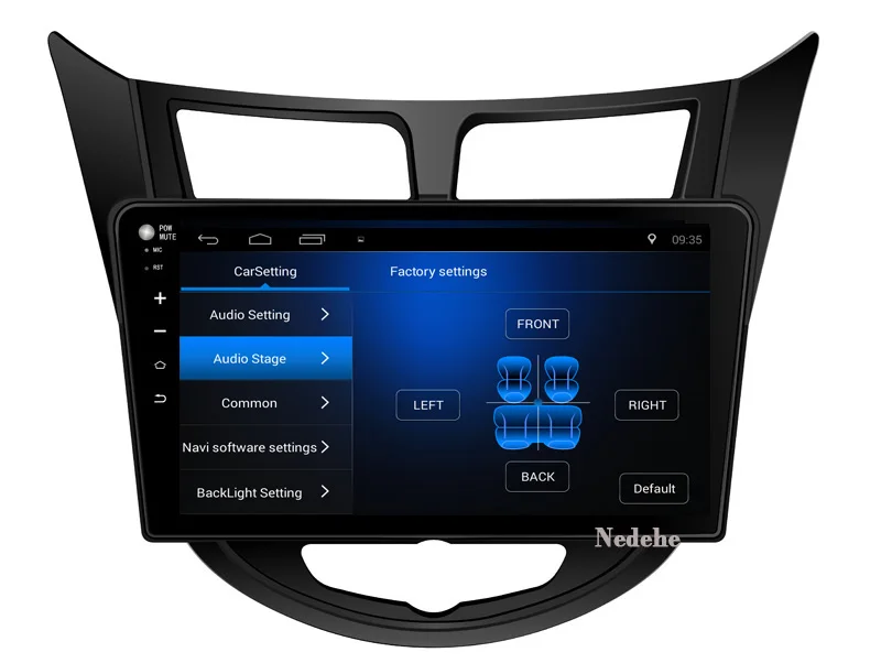 Perfect Nedehe 9 inch Android 8.1 car radio stereo for Hyundai Solaris Verna I25 car dvd gps navigation steering wheel control 4