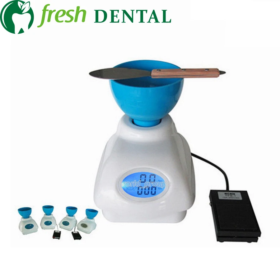 Dental Lab Impression Alginate Material Mixer New+ Bowl + Foot Die Stone Mixer Pedal Control Dental Lab Impression Alginate Material Mixer New+ Bowl + Foot Die Stone Mixer Pedal Control