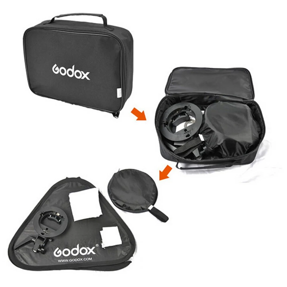 Godox 24*24 дюйма 60*60 см Складная Мягкая коробка Suitbale для s образного кронштейна камеры