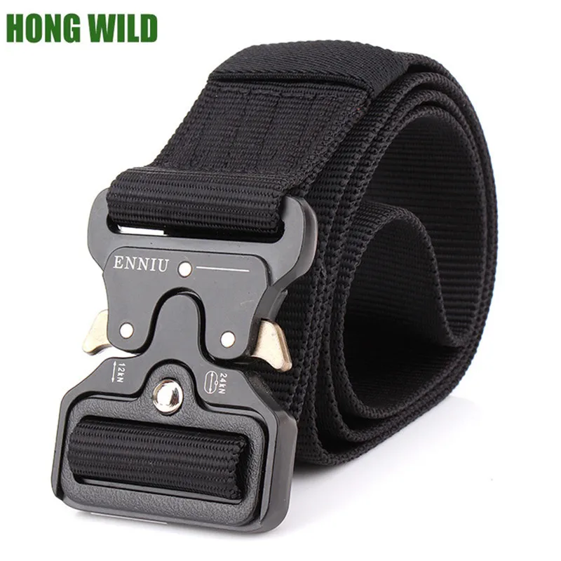 Mens Tactical Belt Military Nylon Belt multifunctional Training Belt