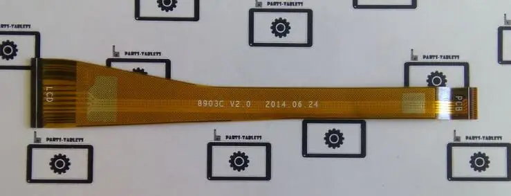 Кабель 100% новый для Prestigio MultiPad MUZE 5018 3G PMT5018 _ кабель планшетного ПК ЖК-дисплея с