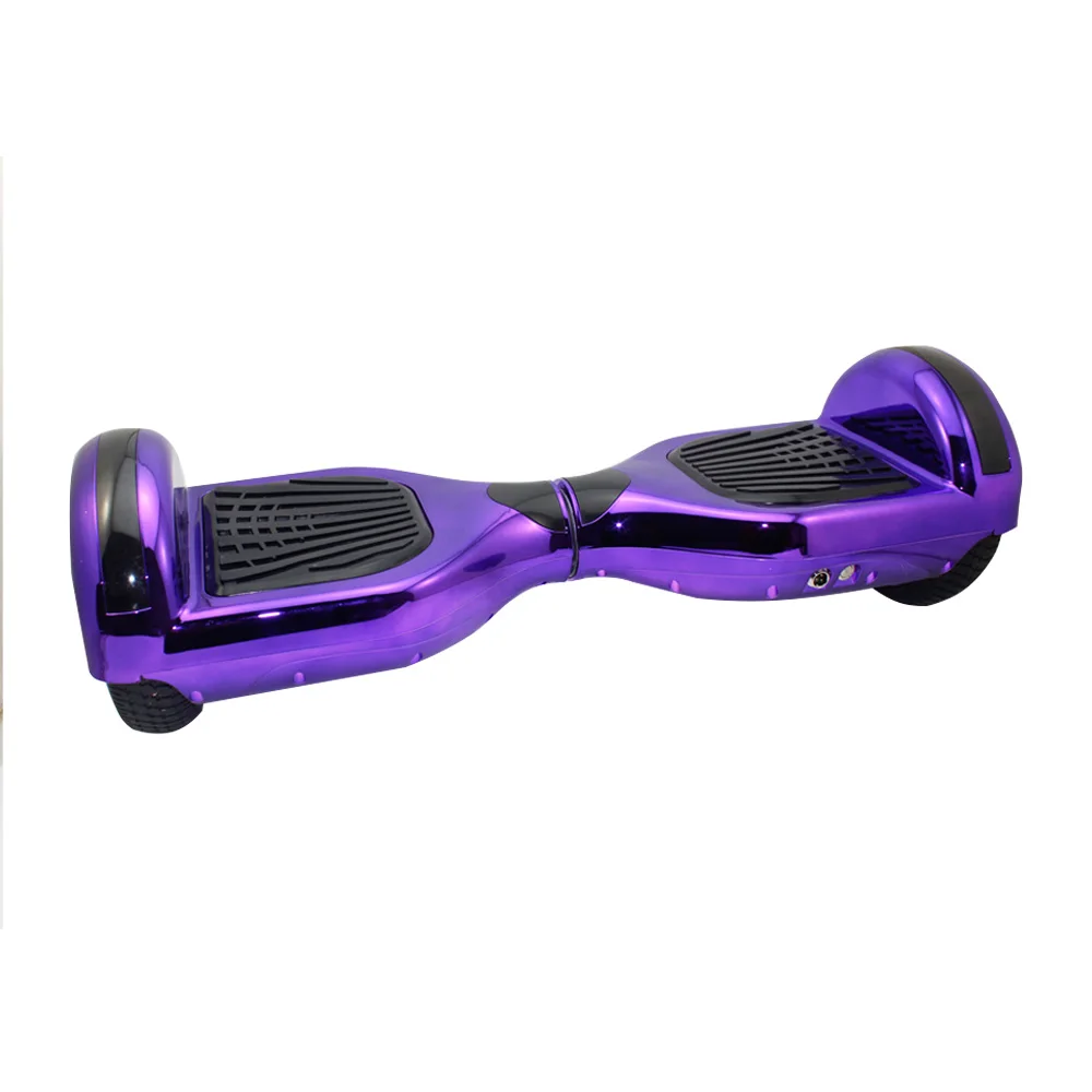 UL2722 hoverboard 6.5 inch bluetooth Chrome color Electric Skateboard steering-wheel Smart 2 wheel self Balance Standing scooter