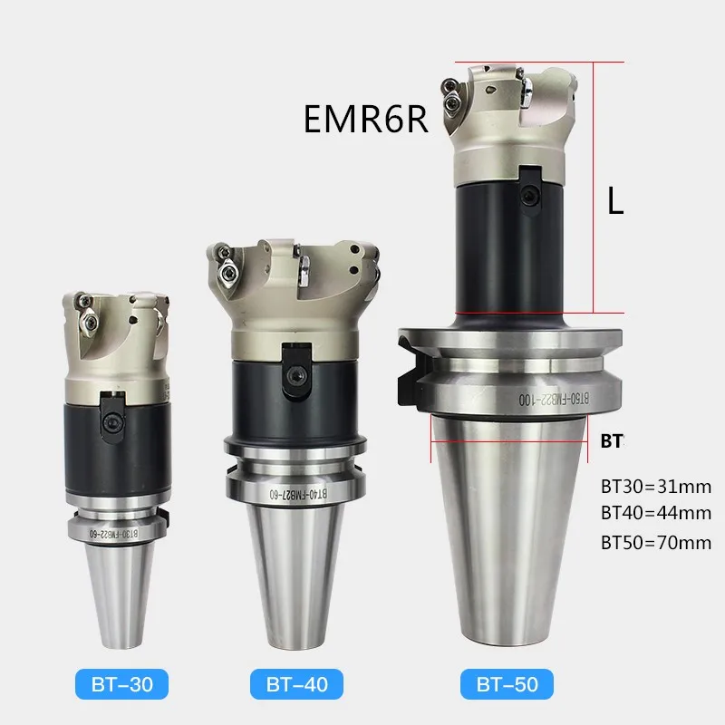 Face end mill shoulder milling cutter KEMR6 and BT30 Tool holder set CNC Milling Newin Milling