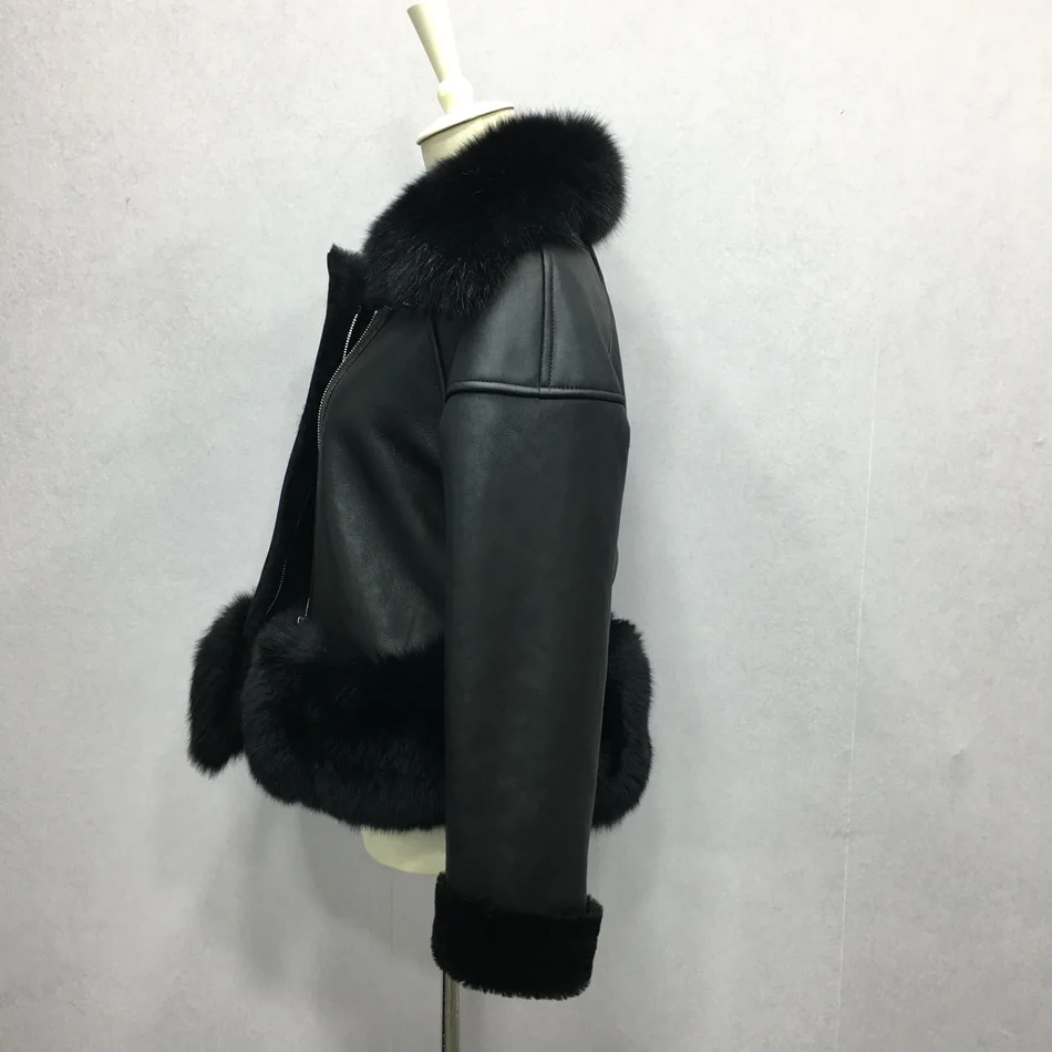 women genuine leather jacket with fur (34)