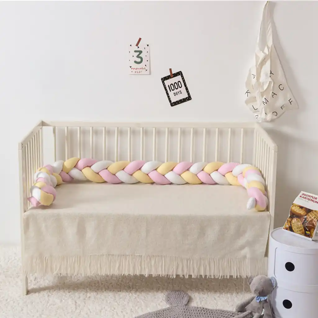 woven crib bumper