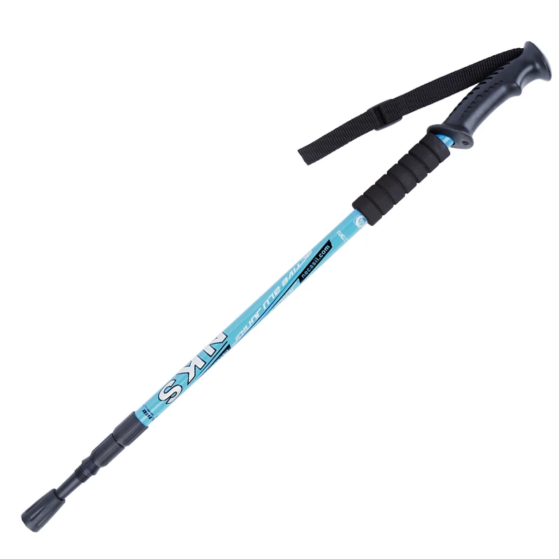 Pólos de Caminhada Liga de Alumínio de Tiro Lote Caminhada Pólo Nórdica Telescópica Alpenstock Bengala Muleta Senderismo 1 Par - 2 Pçs 7 Pólos de Caminhada Nórdica Telescópica Alpenstock Bengala