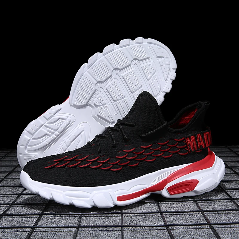 

Hemmyi Mens Shoes Casual Comfortable&breathable Outdoor Sneakers Shoes Flyknit Spring/Autumn Zapatillas Hombre Deportiva