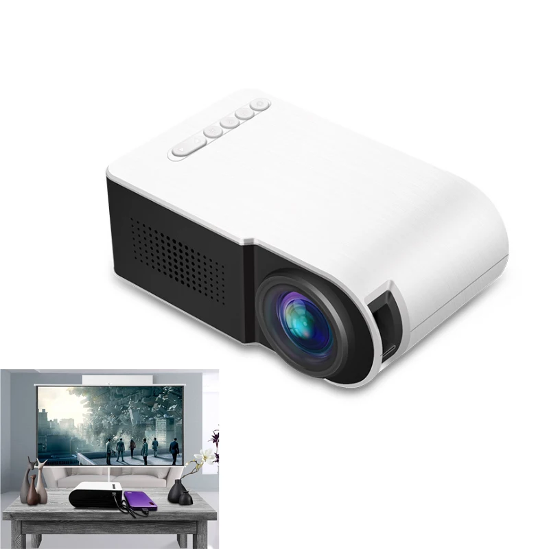 

Mini Household Projector HD 1080P Portable Home Theater Projector SL@88