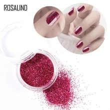 Rosalind лак для ногтей Блестящий сверкающий Пигмент Блеск 1 г для дизайна ногтей требуется УФ/светодиодный светильник замачиваемый волшебный Маникюр зеркальное украшение ногтей