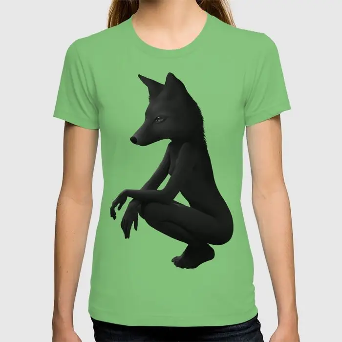 Brand clothing продвижение девушка майка тихая дикий короткими рукавами характер