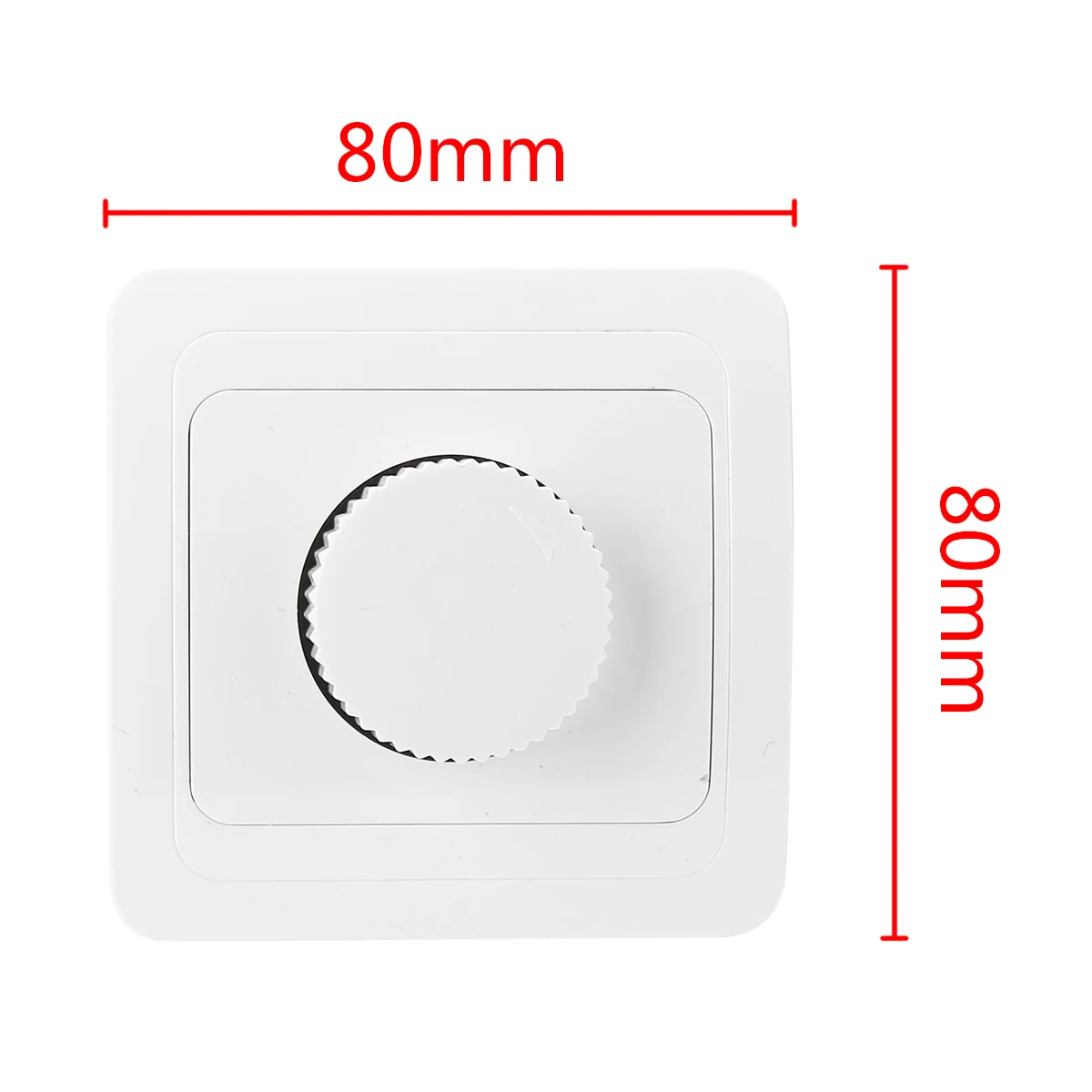 Mayitr Adjustable With Knob LED Dimmer Switch Wall Mount Rotary Controller Dimmers Lighting Accessories