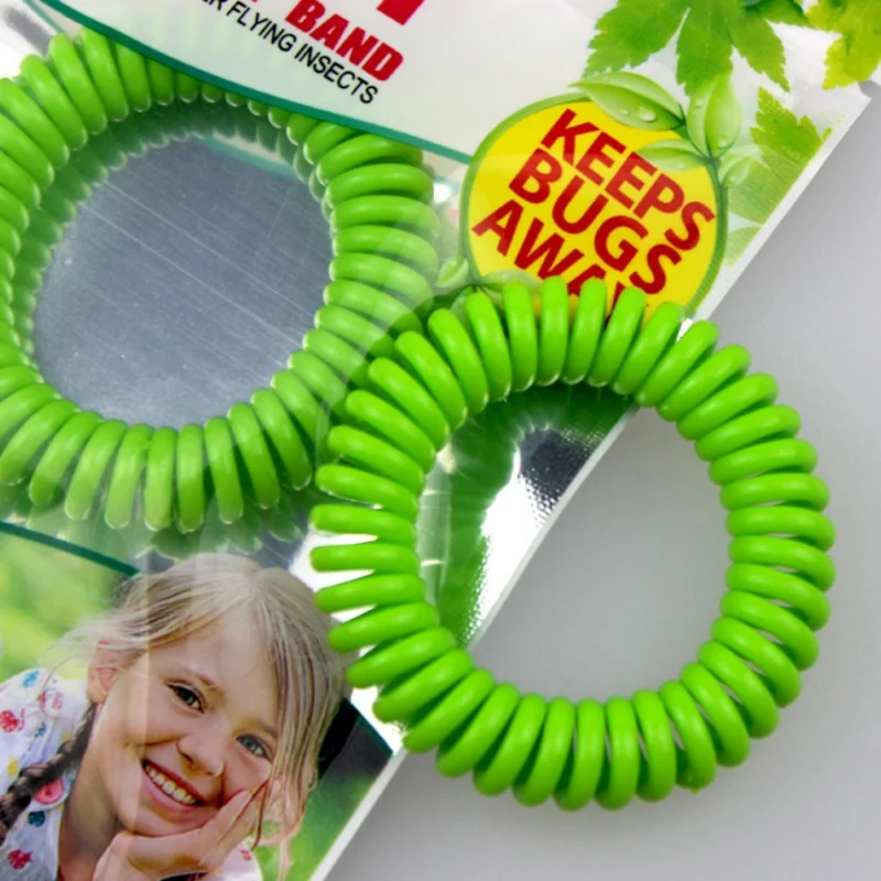 New Mosquito Repellent Bracelets Natural Deet Free Waterproof Spiral