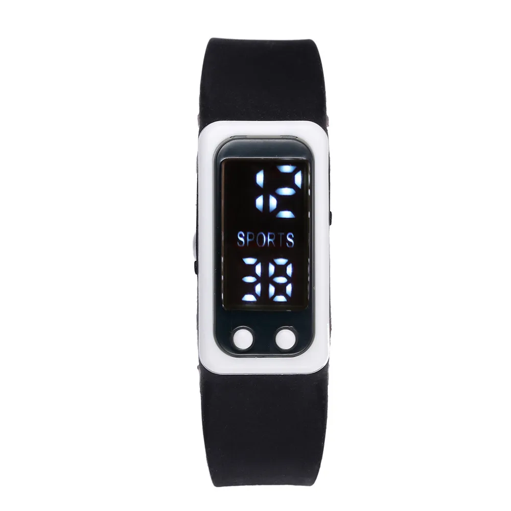 Женские часы с шагомером браслет счетчик калорий цифровой ЖК-дисплей расстояние ходьбы Reloj Inteligente Mujer женские часы