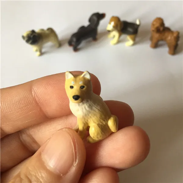 Cute Dogs Fridge Magnets PVC Toys Figures 5 Styles - 15