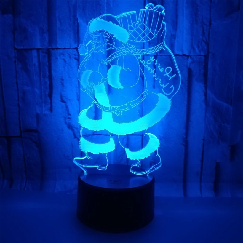 Santa Claus 3D night light (3)