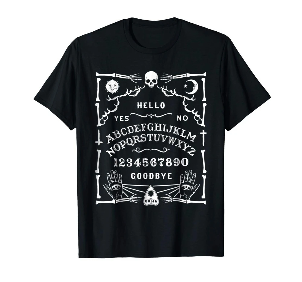 Ouija доска футболка Spirit Board Shirtmen 2019 брендовая одежда футболки Повседневная Мужская