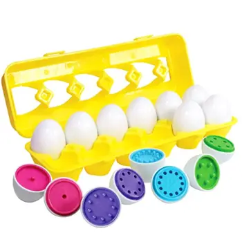 

Kidzlane Color Matching Egg Set - Toddler Toys - Educational Color & Number Recognition Skills Learning Toy - Easter Eggs