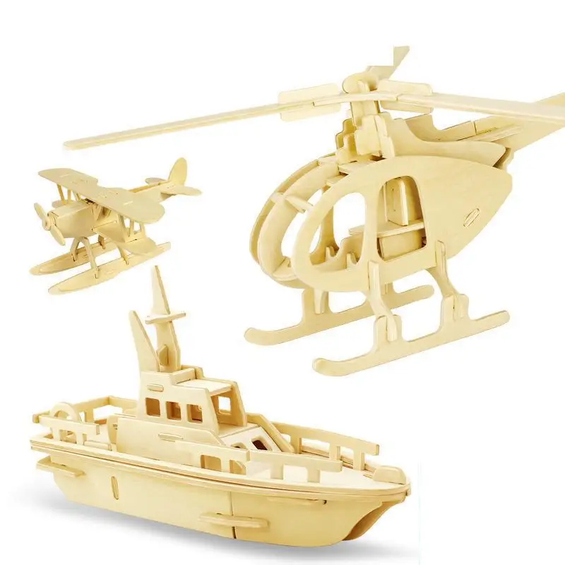 

Wooden 3D Puzzle Toys Creative Gifts Wooden Model Assembled