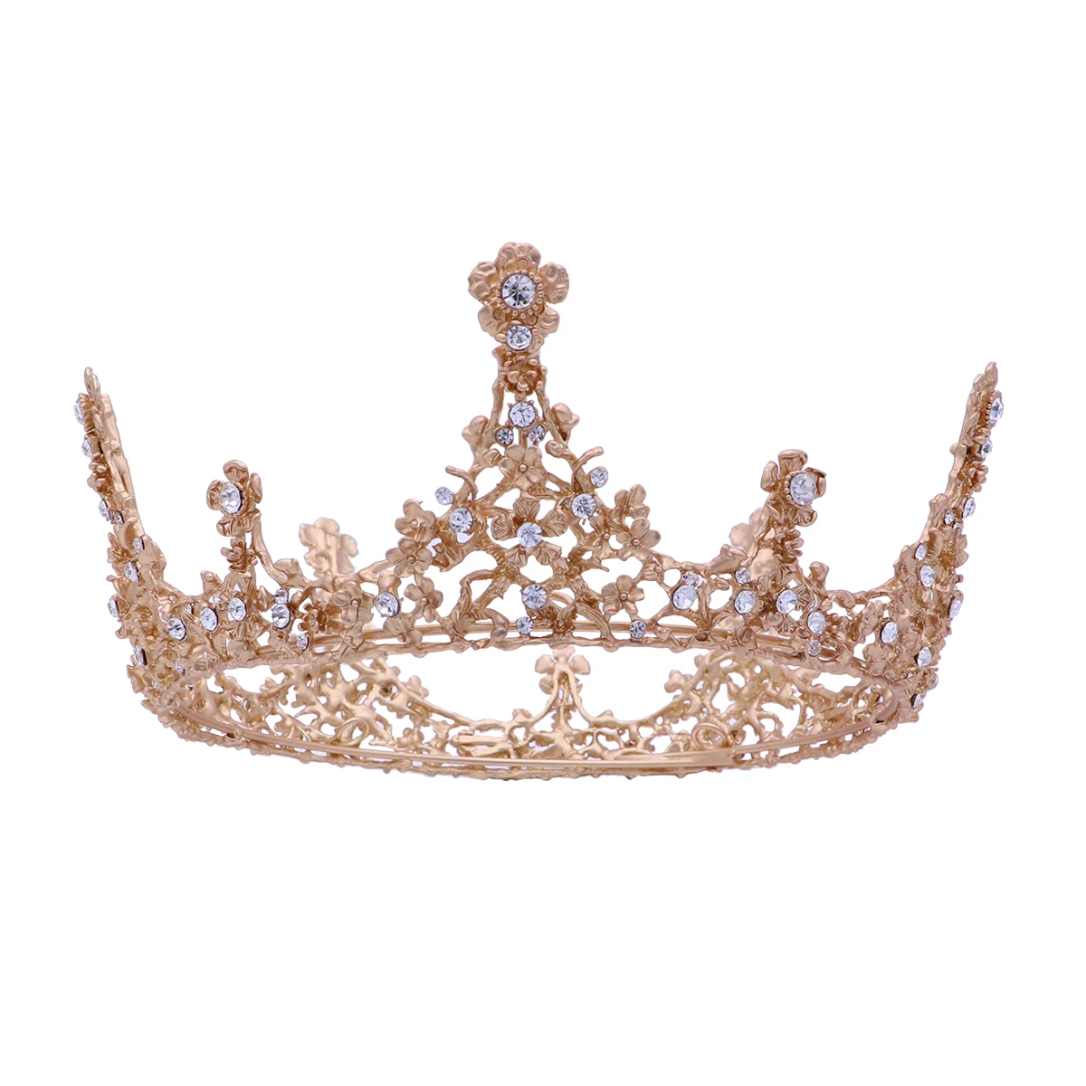 

Baroque Vintage Tiara and Crowns for Women Wedding Crystal Queen Brides Crowns