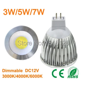 

10 шт./лот MR16 COB dimmable 2800K теплый белый точечный светильник лампа 3 Вт 5 Вт 7 Вт Замена 55 Вт/65 Вт/85 Вт галогенная лампа + бесплатная доставка
