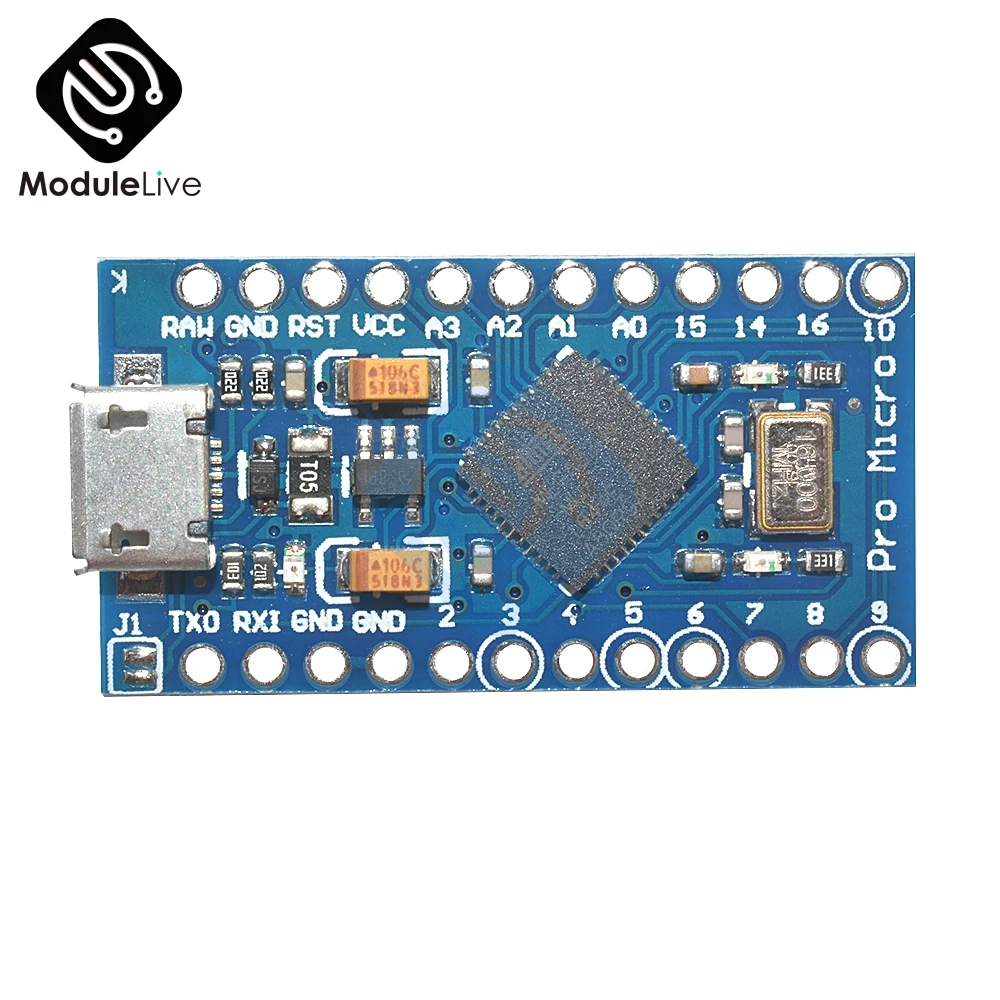 1 шт. 3,3 В Pro Micro для Arduino ATmega32U4 контроллер Micro USB 3,3 16 МГц Atmega32U4 плата модуль Repalce ATmega328 Pro Mini