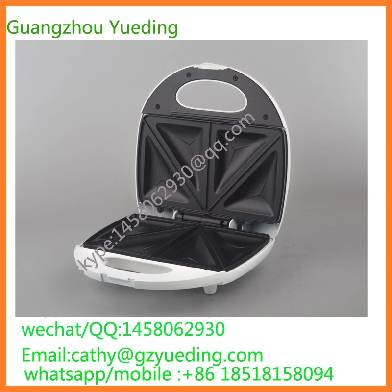 

2 slice non-stick coating OEM logo stand upright Sandwich waffle grill maker
