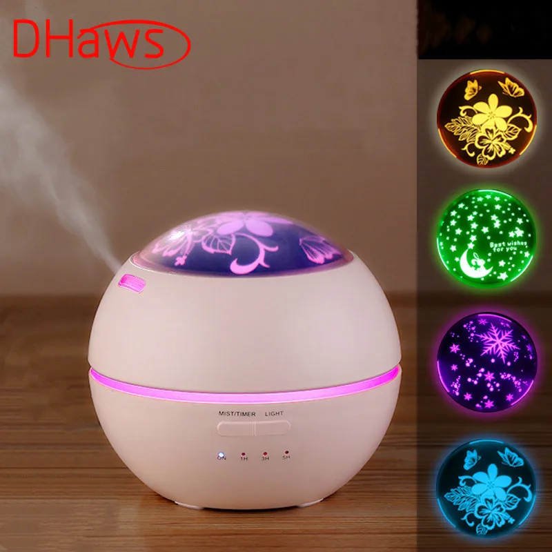 

DHaws Air Humidifier Ultrasonic Aroma Diffuser 150ml 14W Fragrance Spread Aromatherapy Essential Oil Diffuser Home Mist Maker