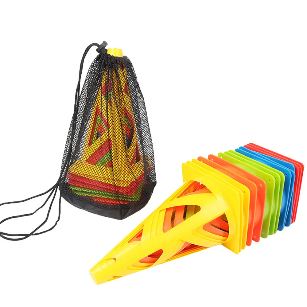 

Soccer Trainning Cone Stadium Marking Agility training Marker Free Slalom Skate Pile Cup Football Training Equipment with bags