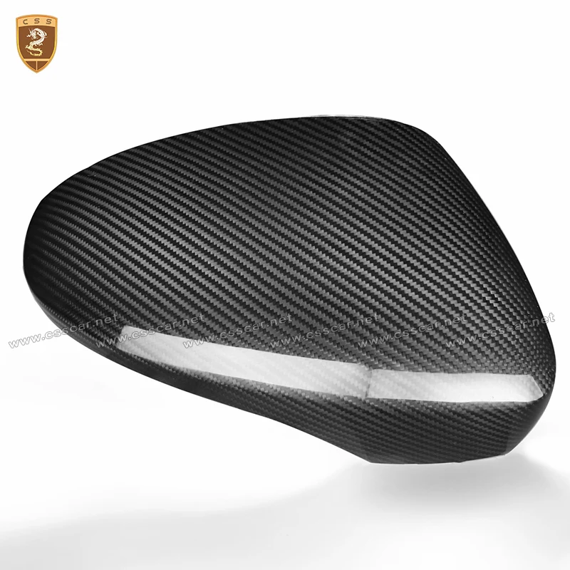 Carbon Fiber Side Wing Mirror Covers For Porsche Panamera 971 Add on Style Rear View Mirror Cover Car Styling Only LHD