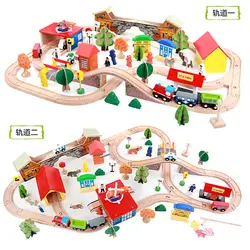 89 шт., игрушечный поезд, транспортные средства, детские игрушки, T-homas, поезд, игрушечные модельные машинки, строительные блоки, слот
