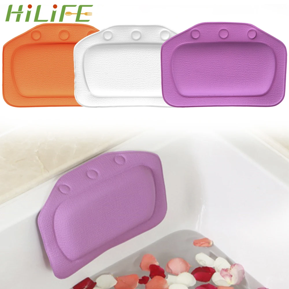 Аксессуары для ванной HILIFE из ПВХ 21*31 см с присоской шеи Подушка ванны мягкий
