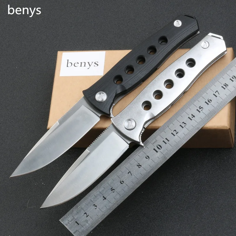 Benys Bear логотип Русский Dr Death шарикоподшипник складное лезвие D2 сталь + G10