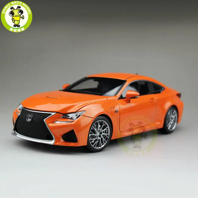 1/18 RC F RCF литая модель автомобиля игрушки детские подарки для мальчиков девочек коллекция хобби оранжевый