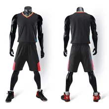 Спортивные мужские Возврат майка баскетбольная комплект Бланк колледжа костюмы дышащие Баскетбол форменная одежда по индивидуальному заказу