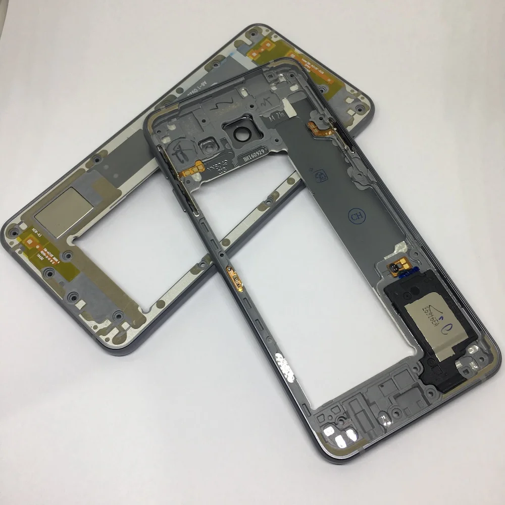 Задняя крышка корпуса для Samsung Galaxy A3 2016 SM-A310 серого/золотого цвета задняя средняя