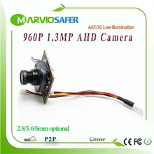 1.3MP 960P HD CCTV AHD-M AHD Camera Module Board with IRCUT and Lens 1200TVL 2400TVL Resolution replace CCD Camera camara