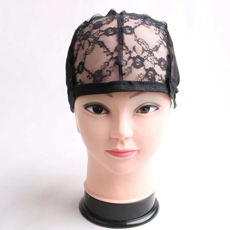 

HARMONY Free shipping 10 pieces Black adjustable mesh wig caps for making wigs
