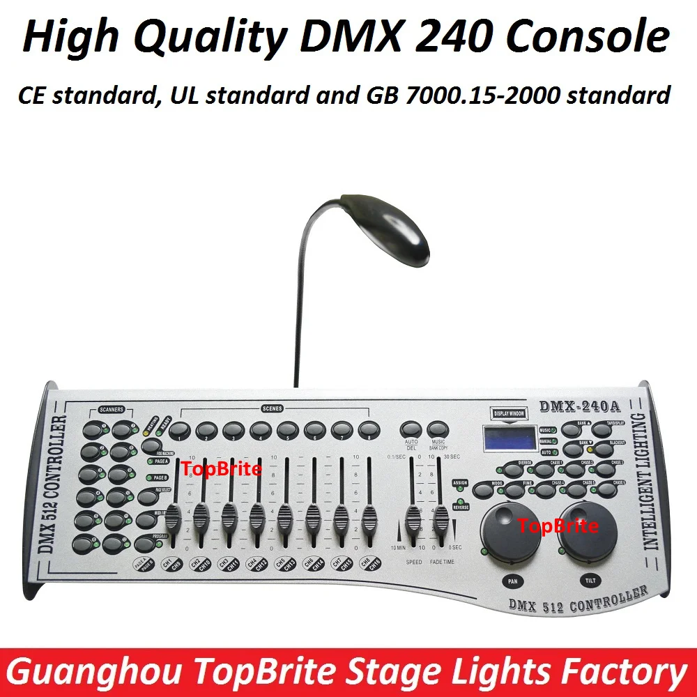 Free shipping NEW DMX240 DMX Controller Stage Lighting DJ equipment DMX Console for font b LED