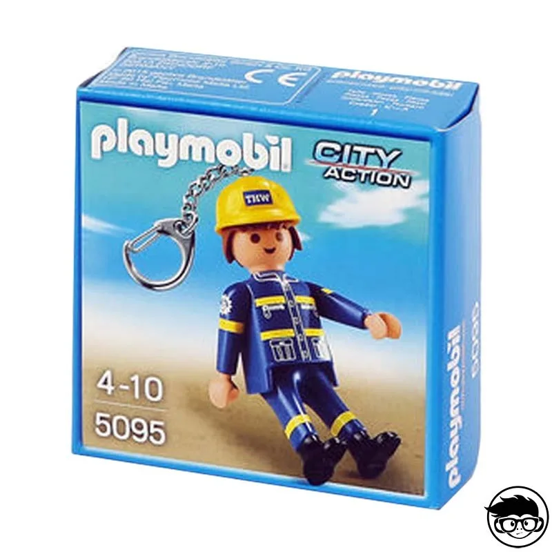 Playmobil City Action 5095 THW Keychain