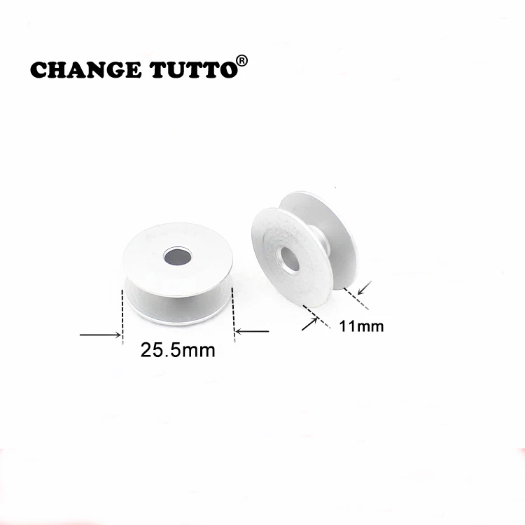

10pcs/lot Large Size Industrial Sewing Machine Bobbin Bobbin Lockstitch Sewing Machine Aluminum Bobbin