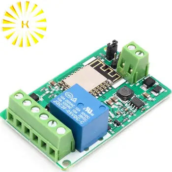 

ESP8266 Relay Module 10A 220V Network Relay WIFI Module Input DC 7V~30V 4 Layers Board TVS Input Automatic Protection