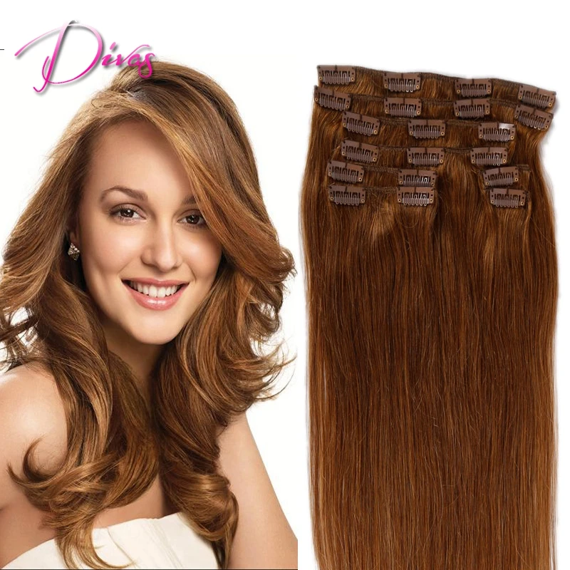 Free Shipping font b Brazilian b font Clip In Human font b Hair b font Extensions