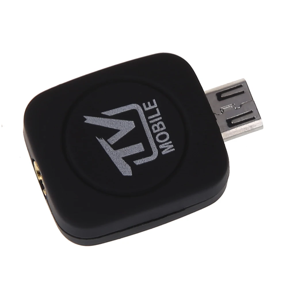 Мини микро USB 2,0 DVB-T цифровой ТВ-тюнер, приемник с антенной для телефонов Android Tablet PC черный