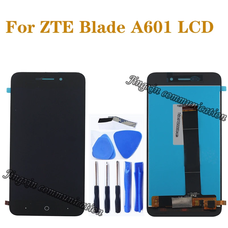 

5.0" 100% new Display for ZTE blade A601 BA601 LCD + touch screen digitizer components mobile phone repair accessories