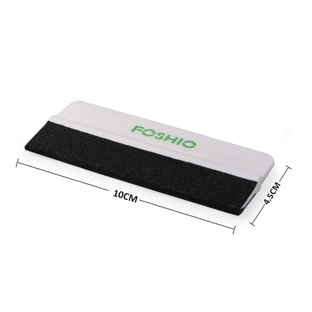 FOSHIO 4pcs Carbon Fiber wrapping Felt Squeegee Soft Scraper Vinyl Car Wrap Tool Window Tint Tool Auto Glass Cleaning Tools