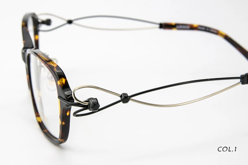 Brown LIRIKOS Pure Titanium Intersection Business Women Reading Glasses Reading Clear Eye Lens male Spectacle Eyewear Accessories - Цвет оправы: Brown